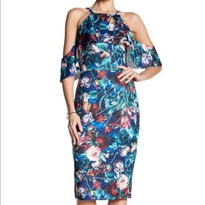Alexia admor floral dress in blue